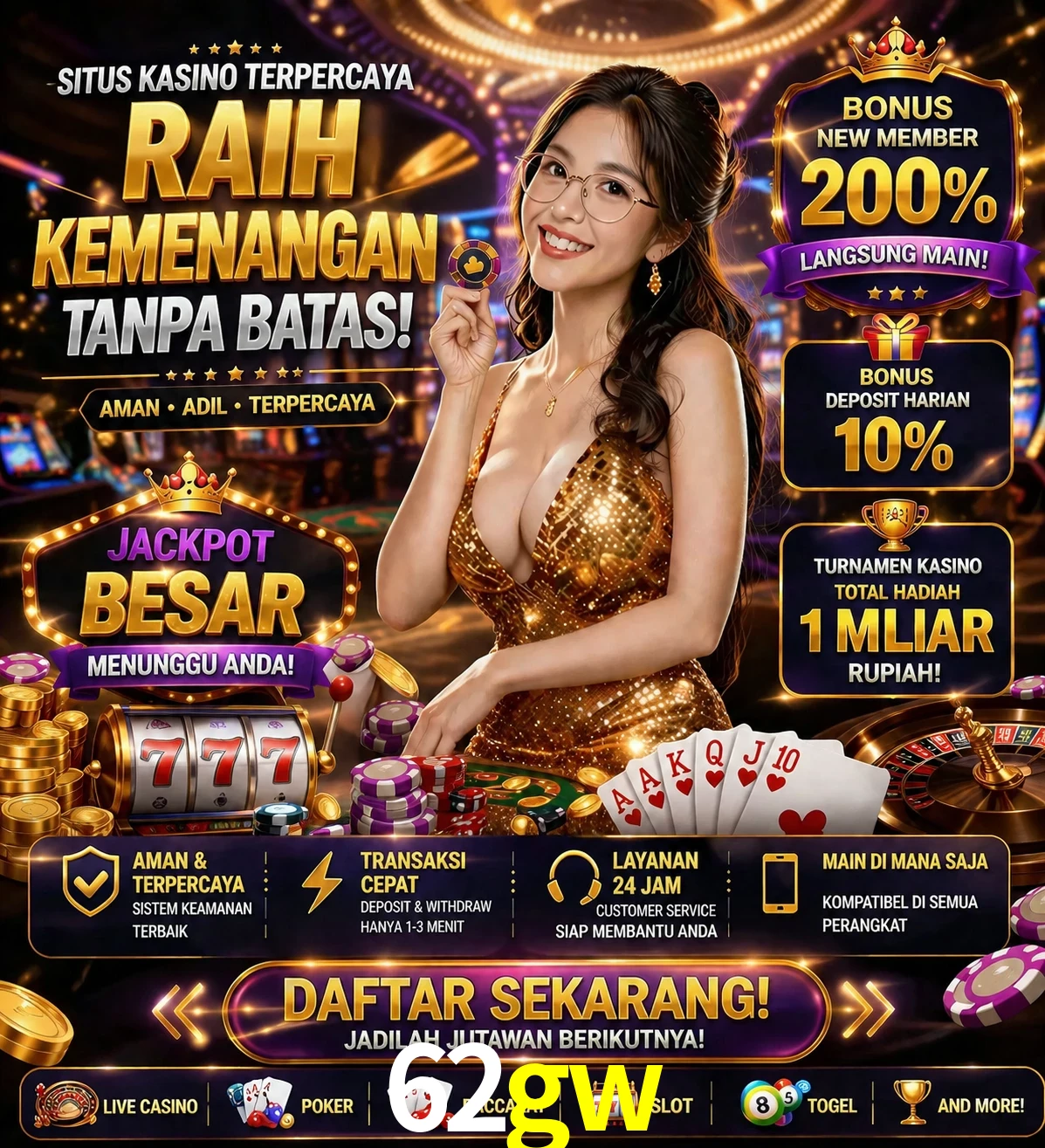 Roleta e blackjack 62gw